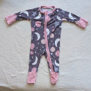 Little Sleepies Pink To The Moon And Back Zippy Space Stars Newborn